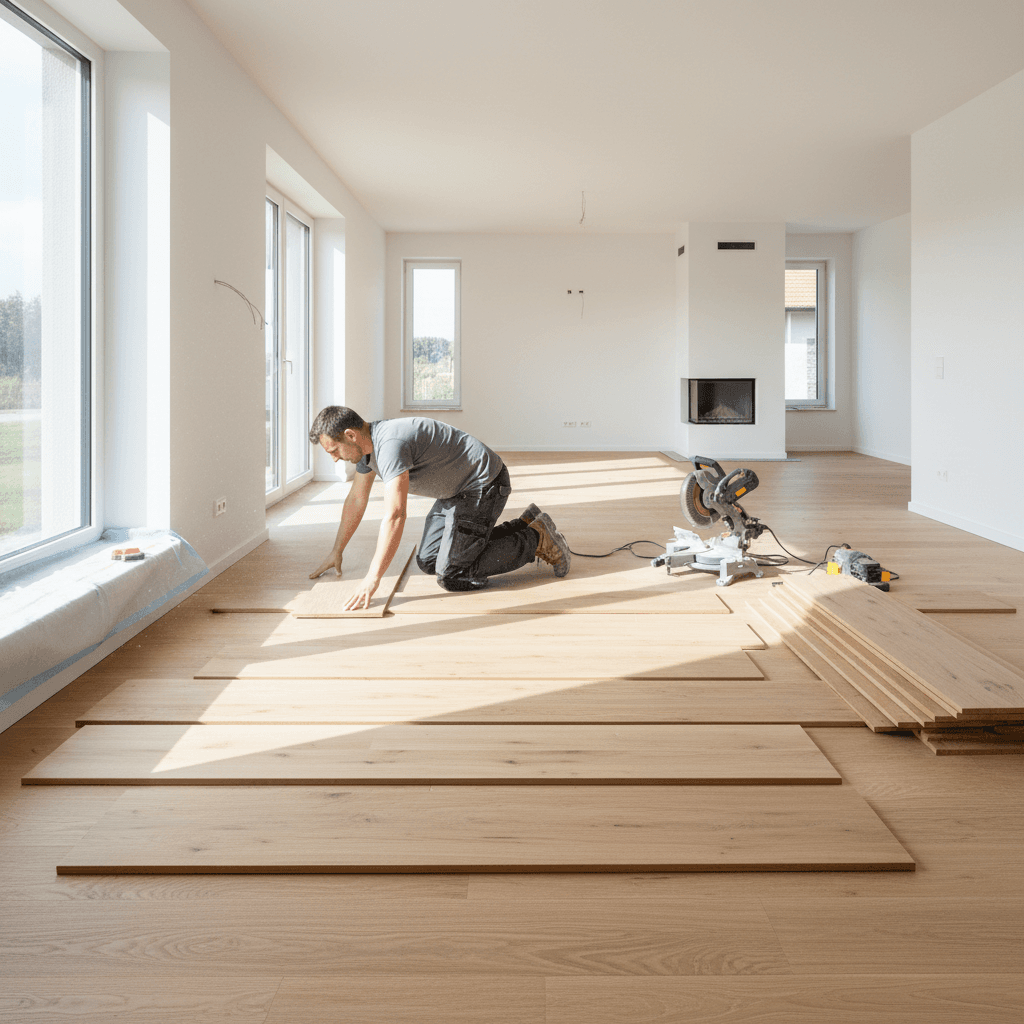 Flooring installation project by Prime Fix Handyman Solutions